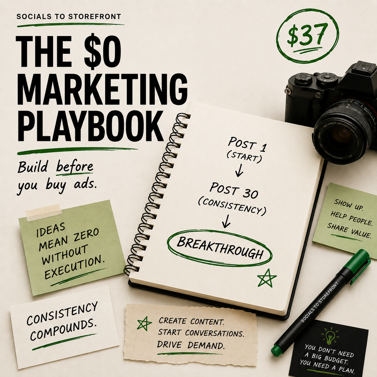 The $0 Marketing Playbook