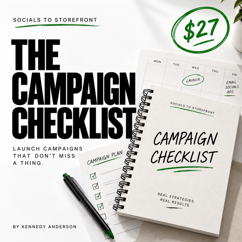 The Campaign Checklist