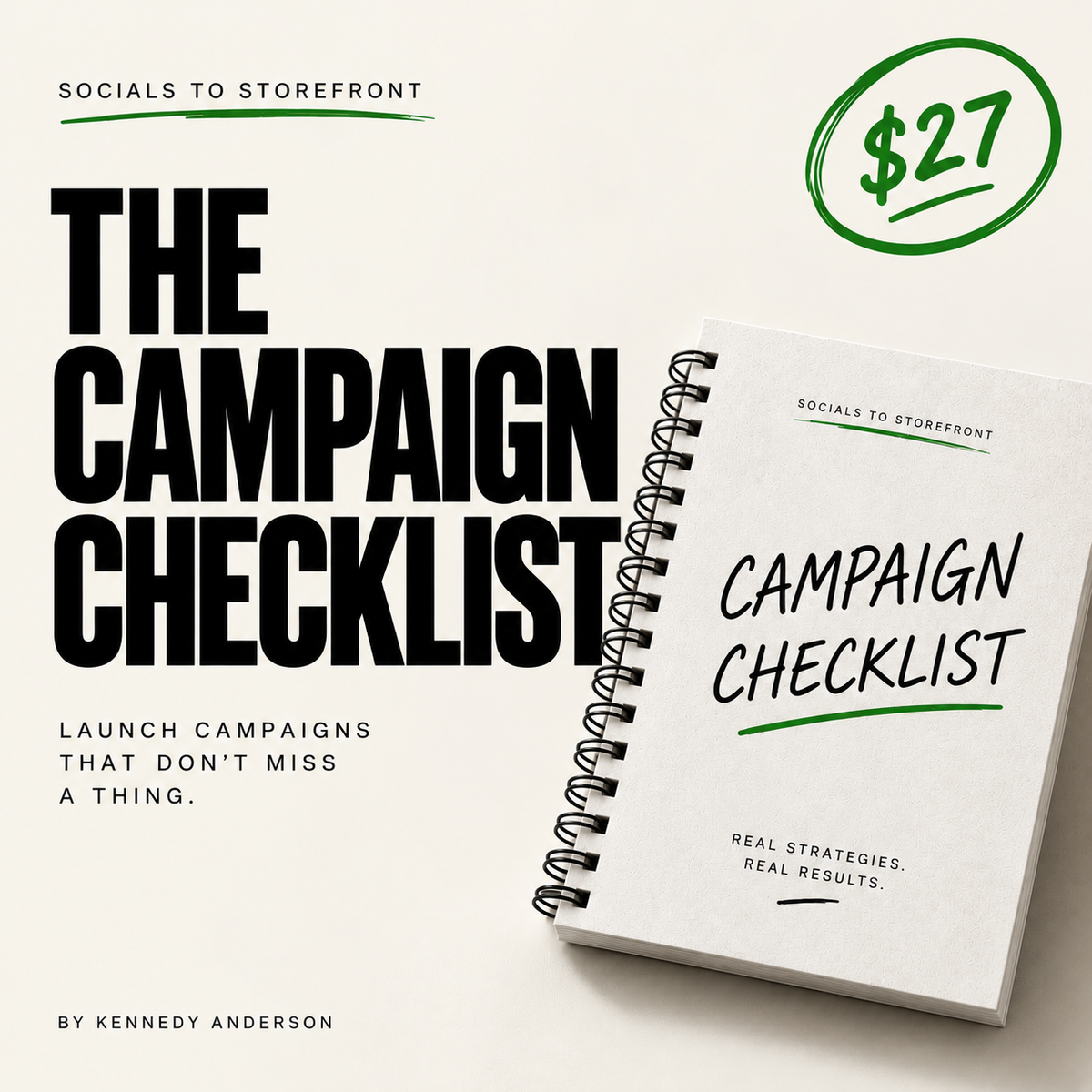 The Campaign Checklist