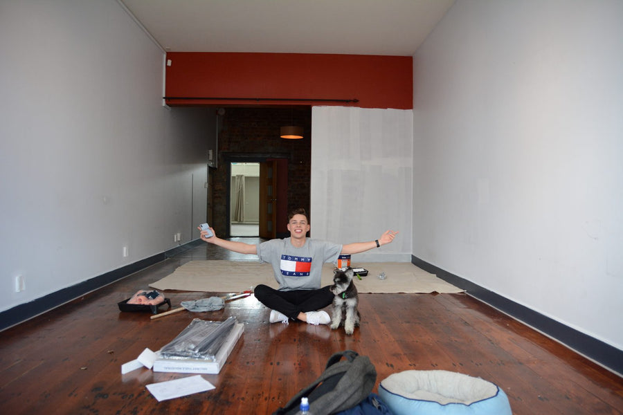 our first office, nov 2018