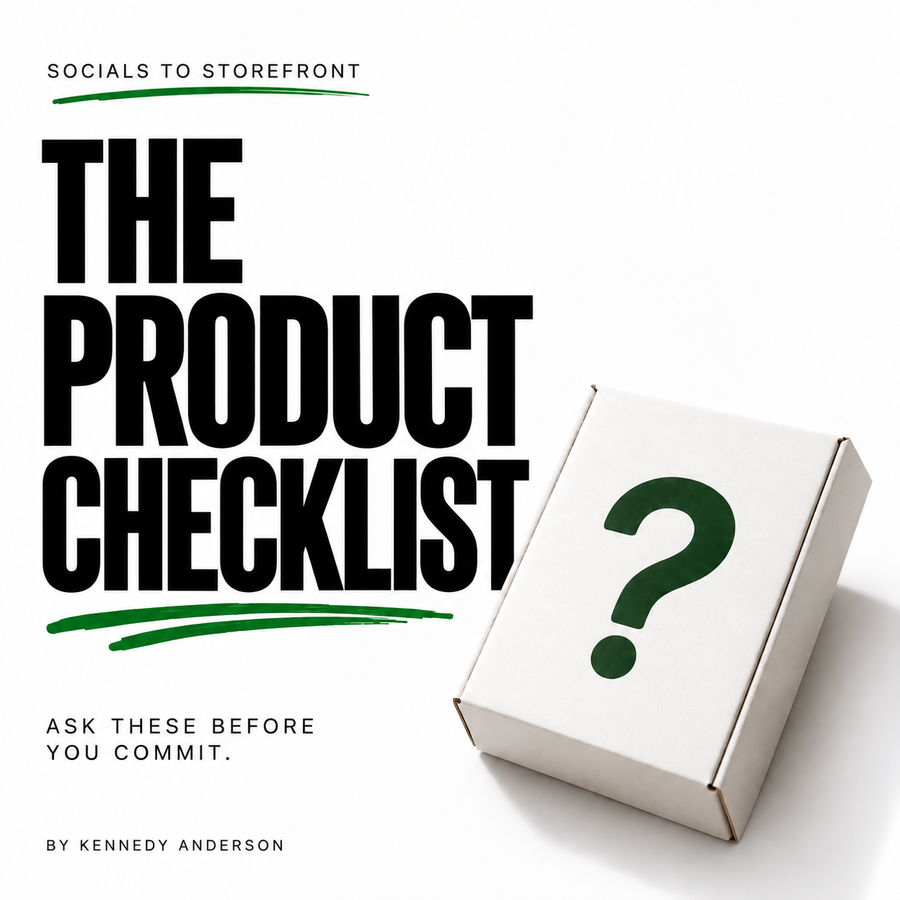 The Product Checklist